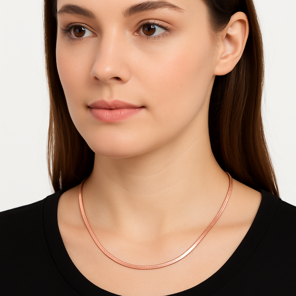 Stylish Rose Gold Neck Chain