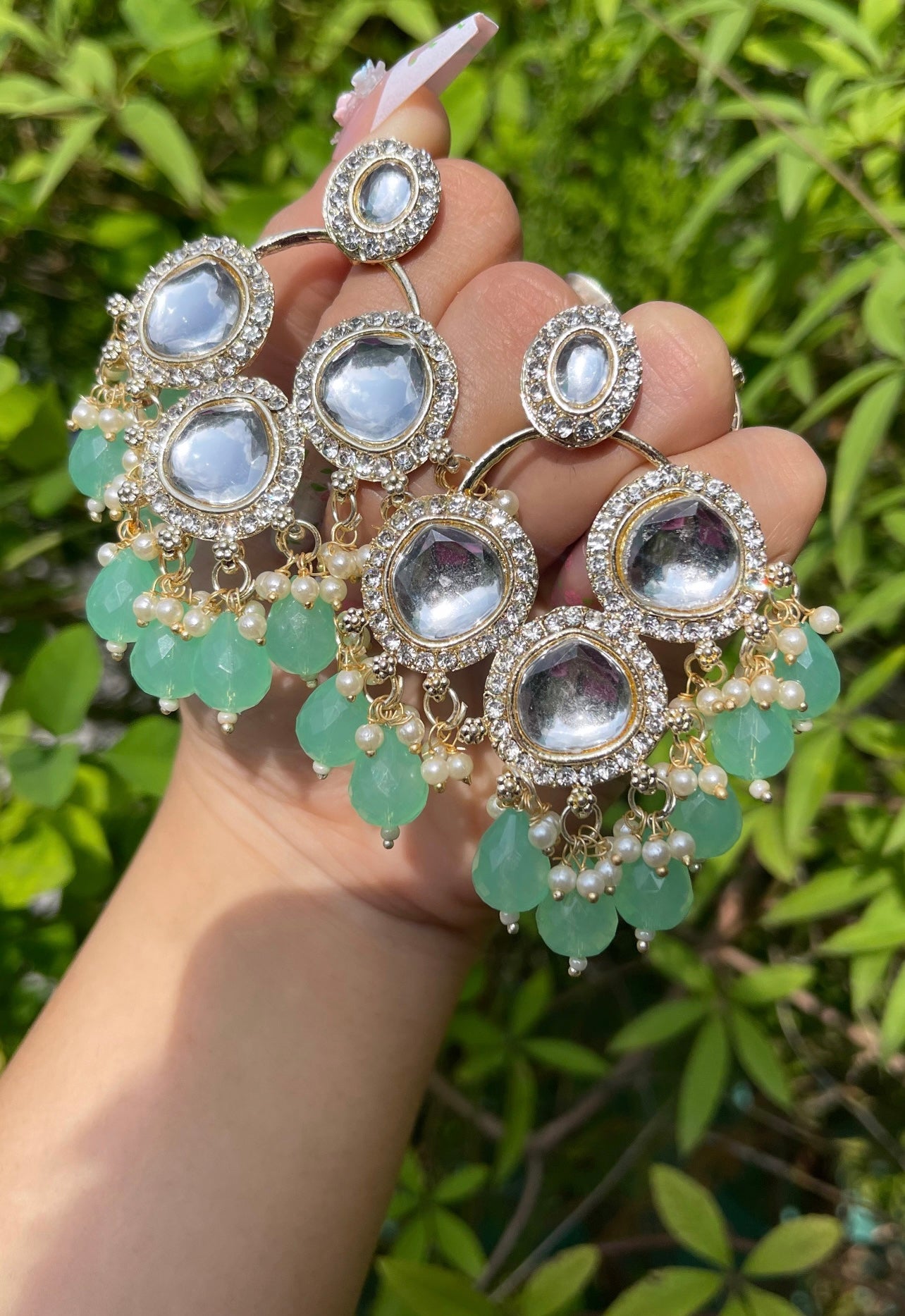 Zia Stone Studded Earrings