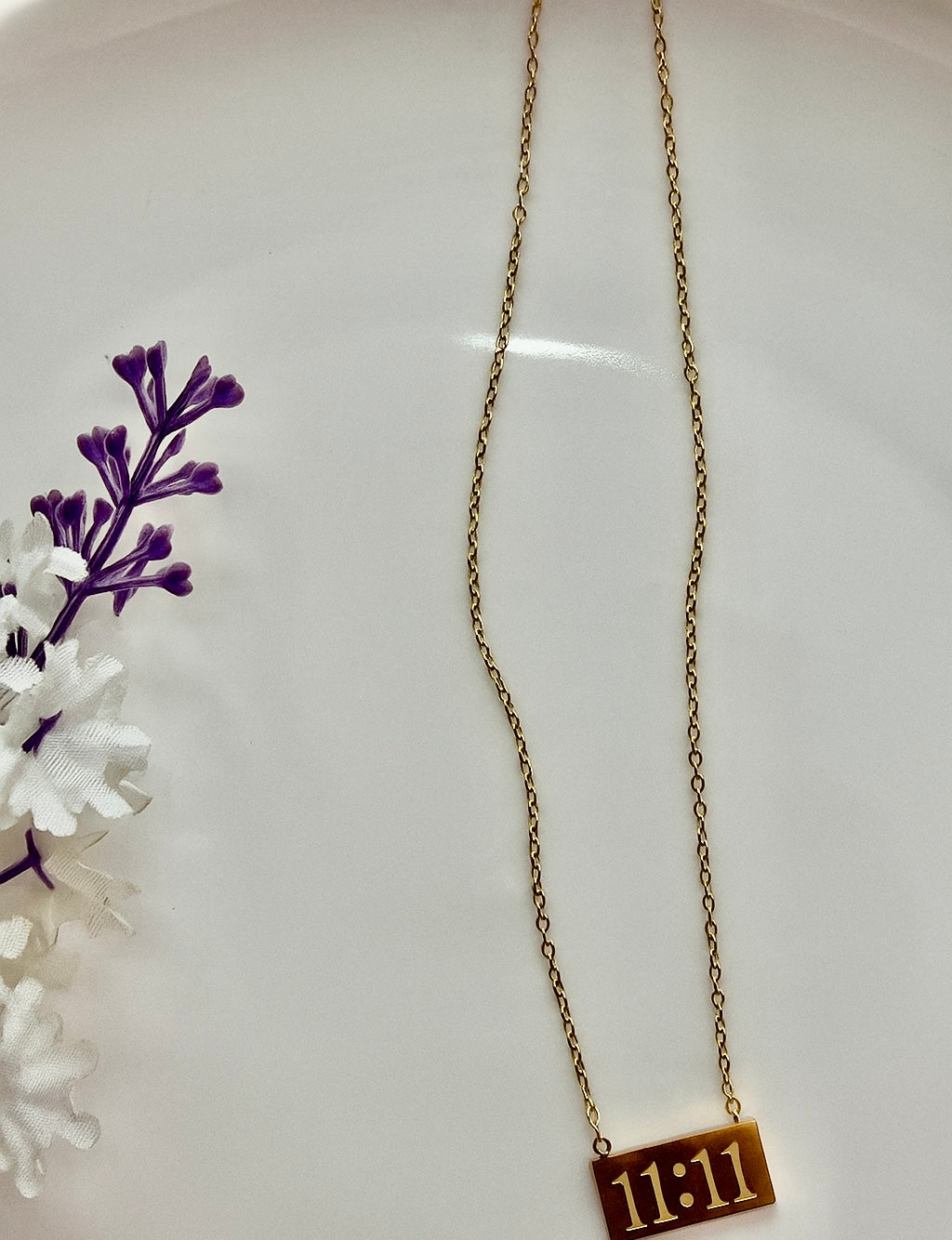 11:11 Gold Plated Pendant Necklace – Minimal & Meaningful