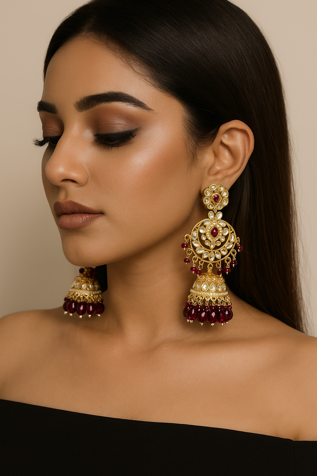 Malika Jhumka Earrings