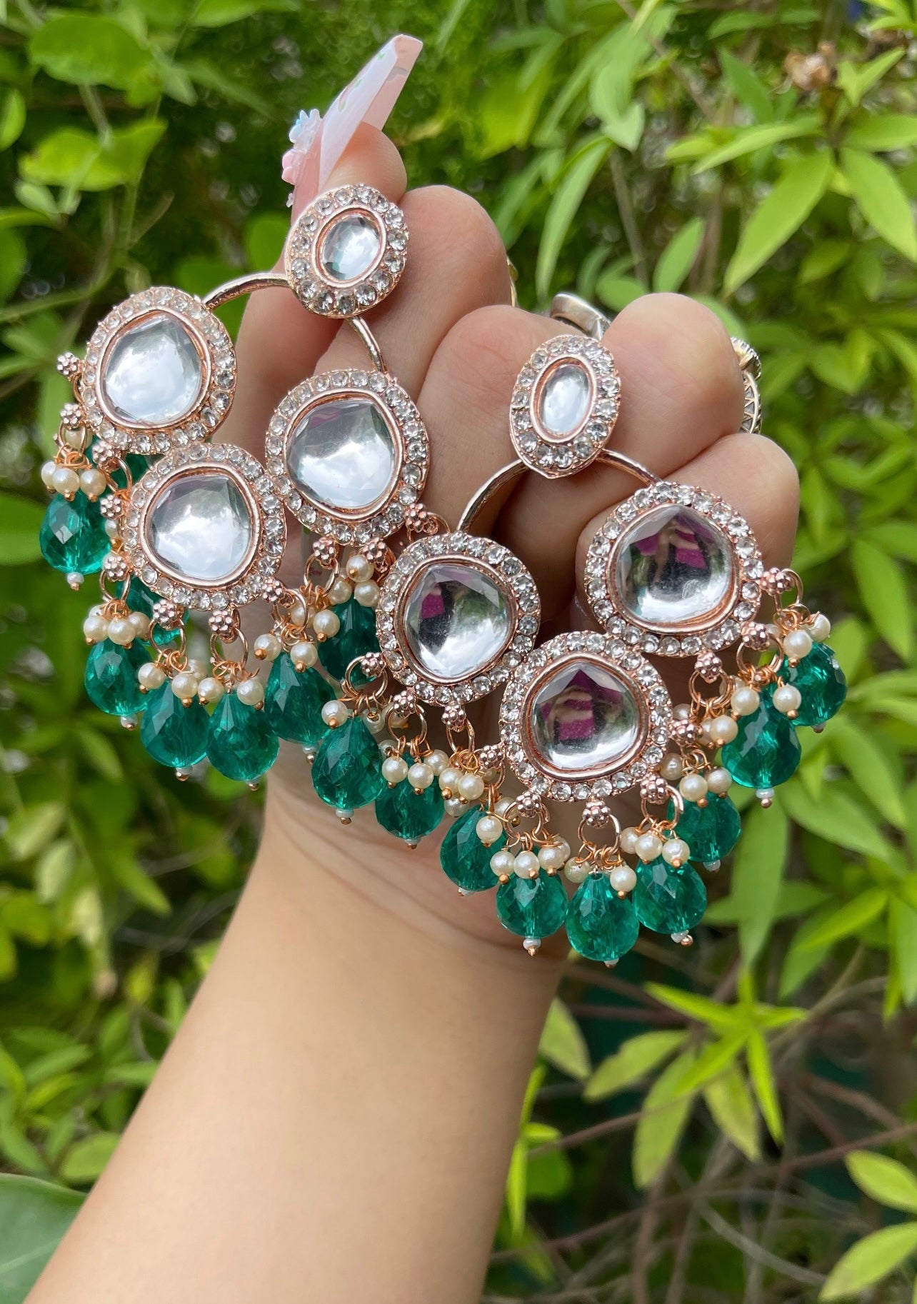 Zia Stone Studded Earrings