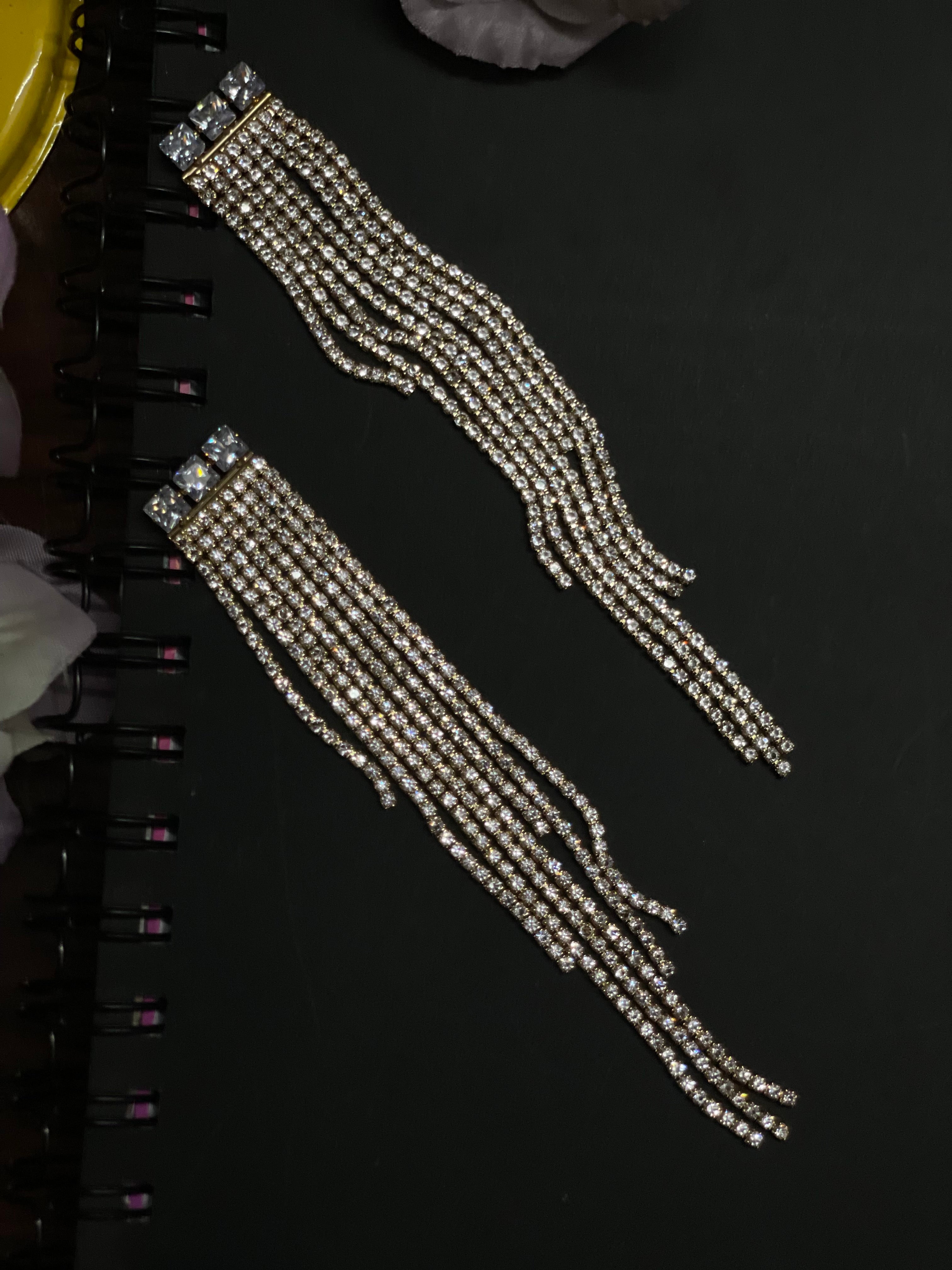 Glam Luxe Fringe Earrings