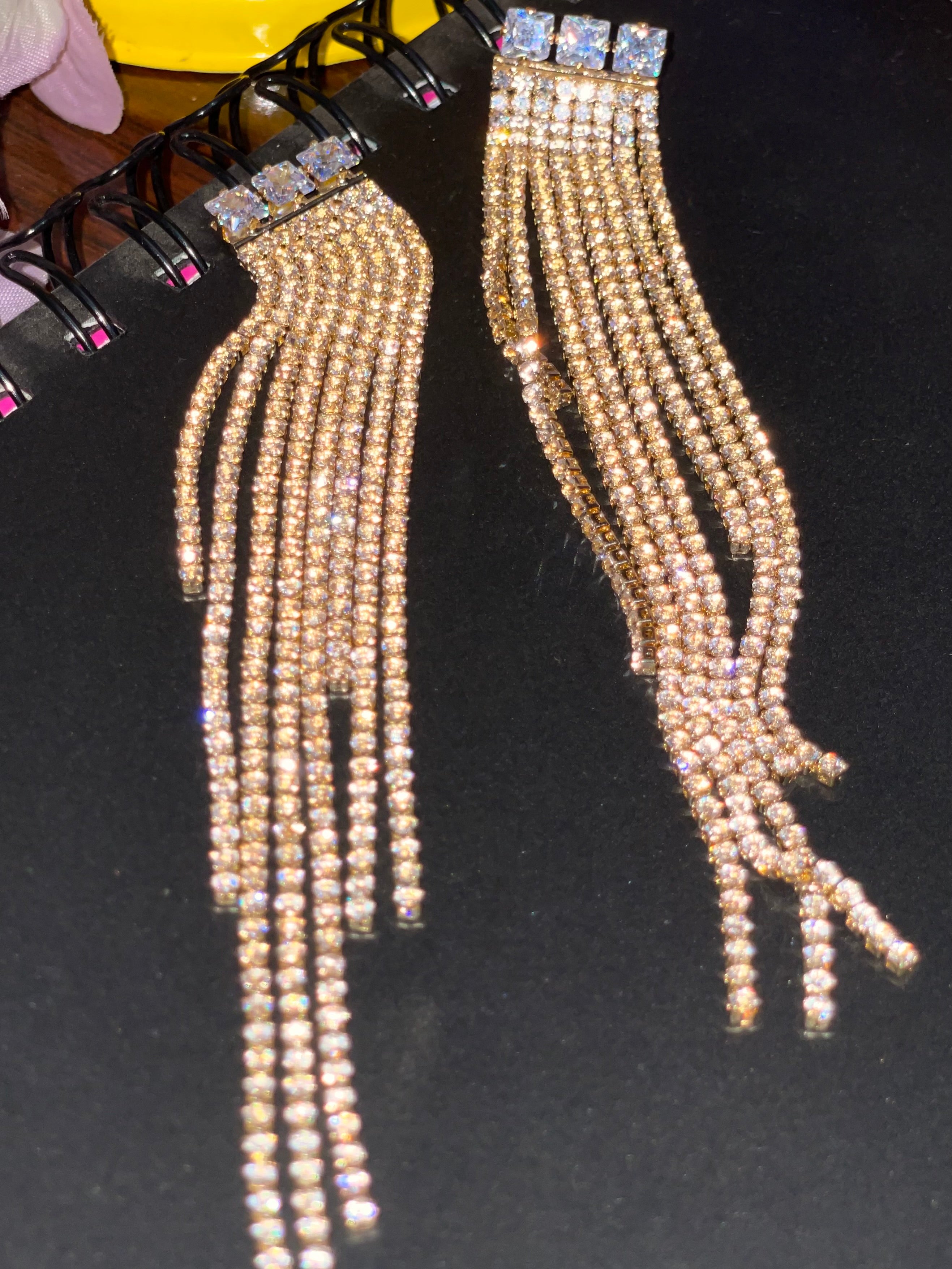 Glam Luxe Fringe Earrings