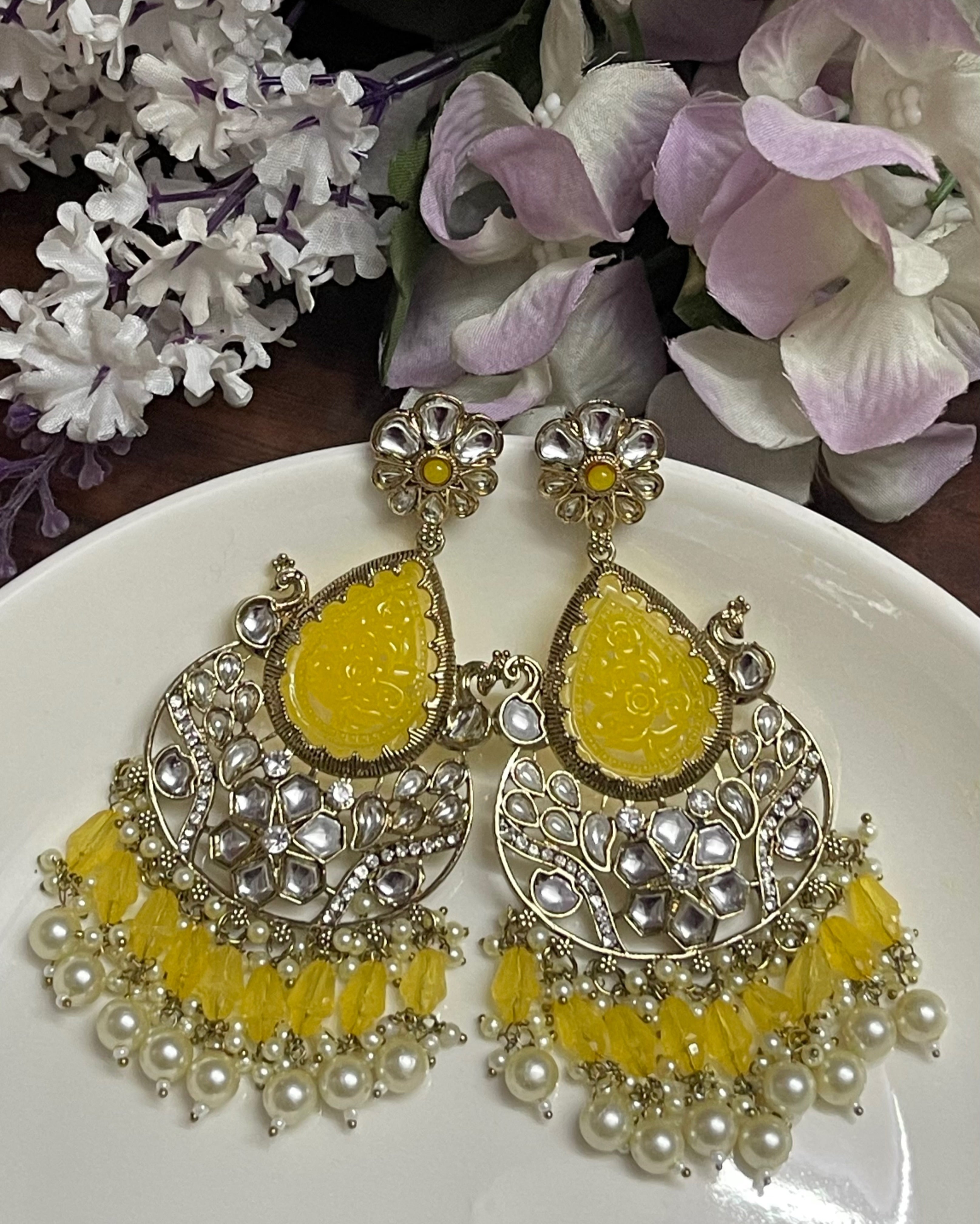 Rajsi Earrings - A Royal Statement Piece