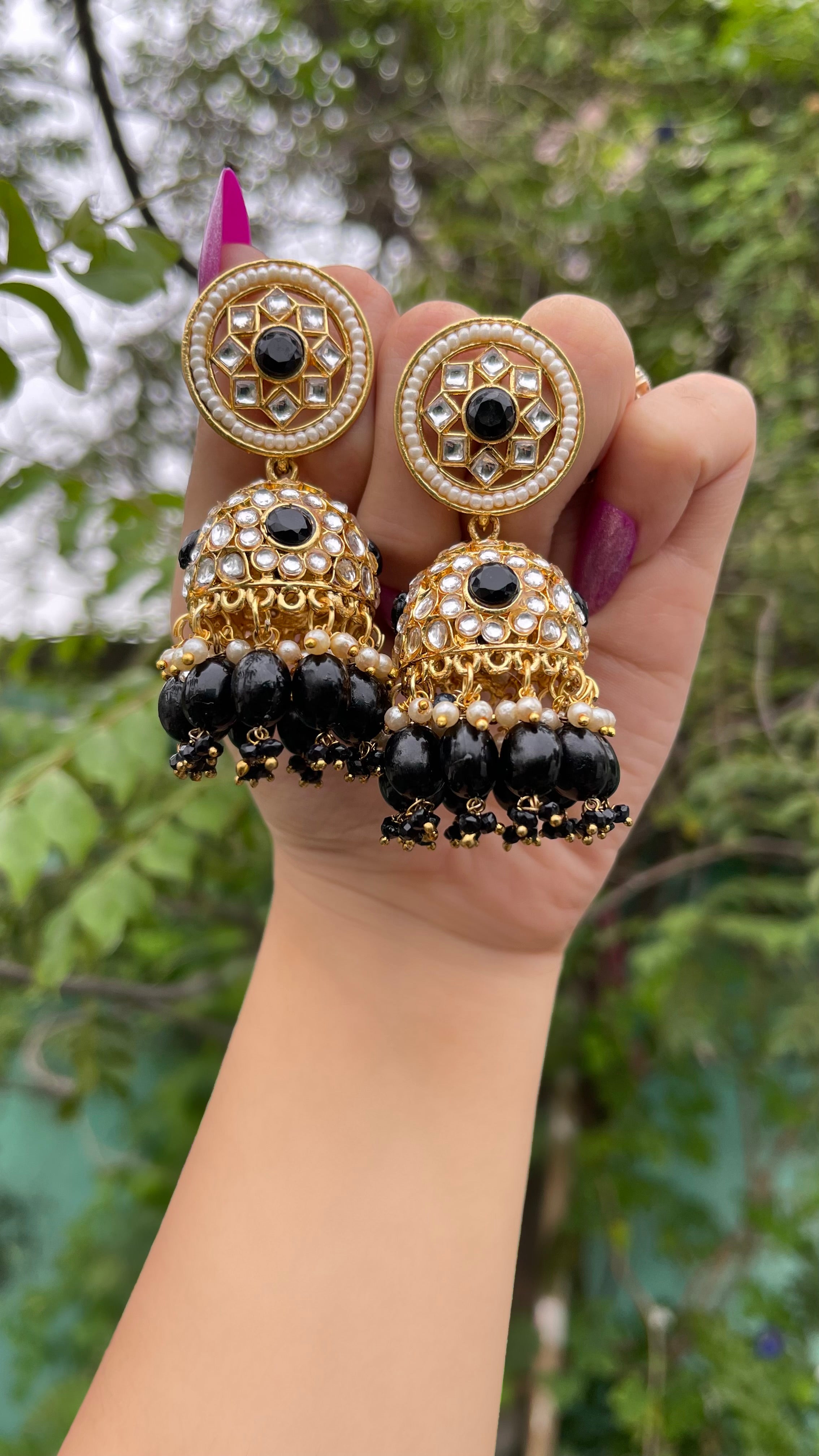 Saanjh jhumka Earring